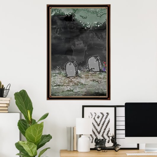 Dwaas Geest Foto Ingelijst Poster (Thuiskantoor)