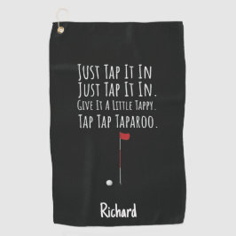 Dwaas Golf Cadeau Grappig Humoristisch Belachelijk Golfhanddoek
