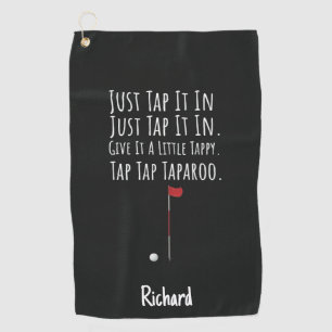 Dwaas Golf Cadeau Grappig Humoristisch Belachelijk Golfhanddoek