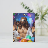 Dwaas grappige door AI gegenereerde kunst Gelukkig Briefkaart (Staand voorkant)