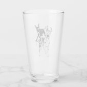Dwaas grote Danese glas (Achterkant)