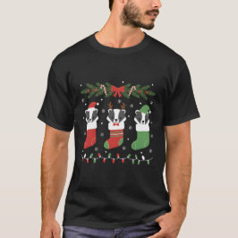 Dwaas Honingdas Kerstverlichting Speels T-shirt