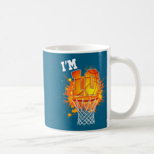 Dwaas Jaar Oude Geliefde Basketbal 10e 10 Thema Koffiemok