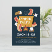 Dwaas Kampeerfeest Kaart (Staand voorkant)
