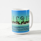 Dwaas Kat op de Muur Koffiemok (Voorkant rechts)