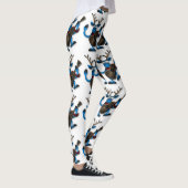 Dwaas Kerst Rendier met Gitaar Leggings (Rechts)
