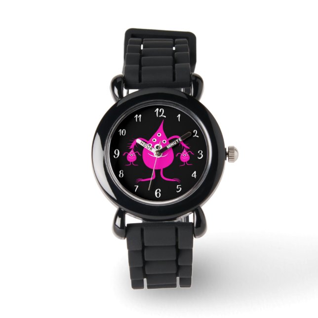 Dwaas Kinderhorloge Monsters Horloge (Voorkant)