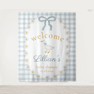 Dwaas Kippenbaby Shower Welkom Achtergrond Wandkleed