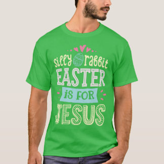 Dwaas konijn Pasen is voor Jezus Vrouwen Mannen Gr T-shirt