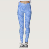 Dwaas Korensla-Blauw Leggings (Voorkant)