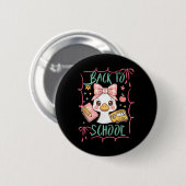 Dwaas-lerares ronde button 5,7 cm (Voorkant /achterkant)