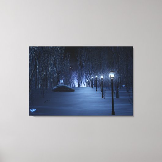 Dwaas Licht Canvasprint Canvas Afdruk (Voorkant)