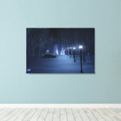 Dwaas Licht Canvasprint Canvas Afdruk (Insitu (Houten vloer))