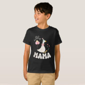 Dwaas Mama Dwaas Gans Moeder Design T-shirt (Voorkant volledig)