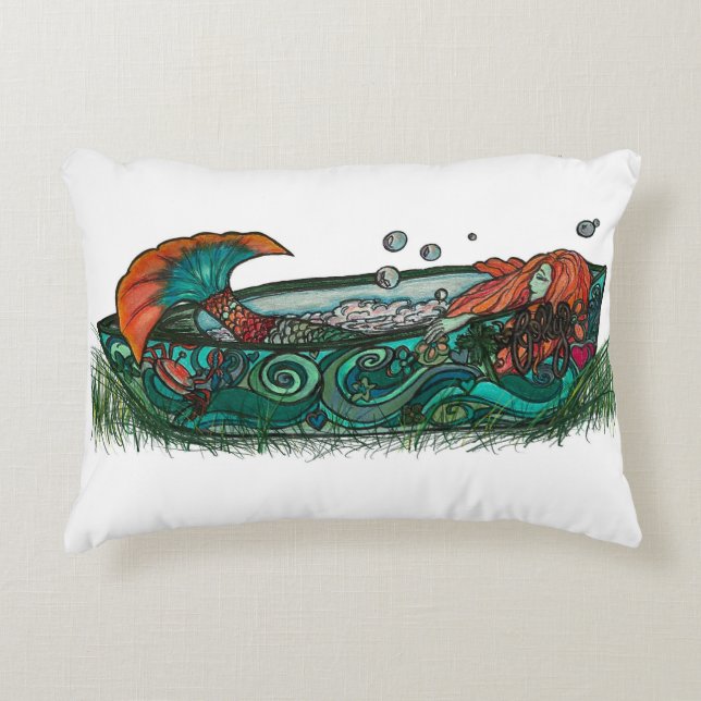 dwaas meisje accent kussen (Voorkant)