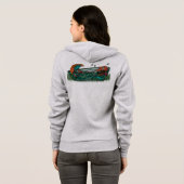 dwaas meisje hoodie (Achterkant volledig)