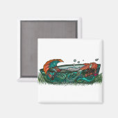 dwaas meisje magneet (Voorkant / Achterkant)