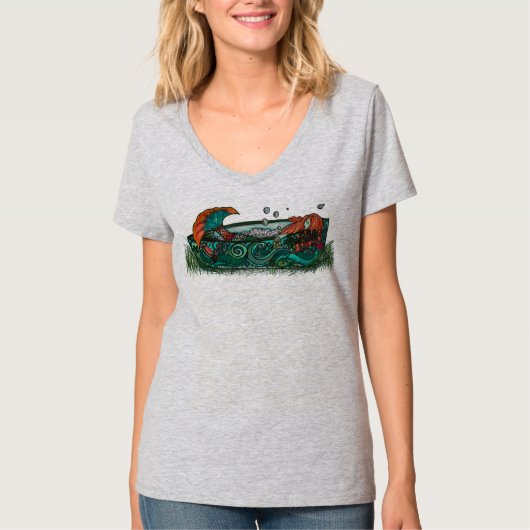 dwaas meisje t-shirt (Voorkant)