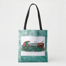 dwaas meisje tote bag