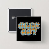 Dwaas met argyle tekst ontwerp vierkante button 5,1 cm (Voorkant /achterkant)