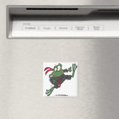 dwaas ninja kikker cartoons magneet (Insitu (Vaatwasser))