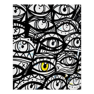 dwaas oog perfect poster