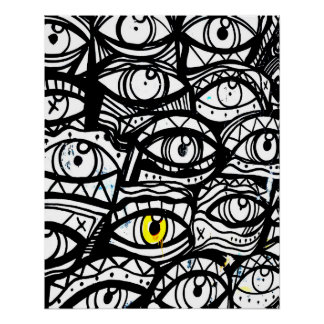 dwaas oog perfect poster
