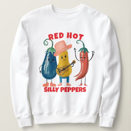 Dwaas Pepers Sweatshirt - Unisex Grappige Hoodie (Design voorkant)