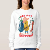 Dwaas Pepers Sweatshirt - Unisex Grappige Hoodie (Voorkant)