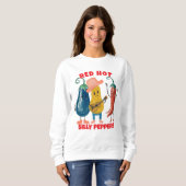 Dwaas Pepers Sweatshirt - Unisex Grappige Hoodie (Voorkant volledig)