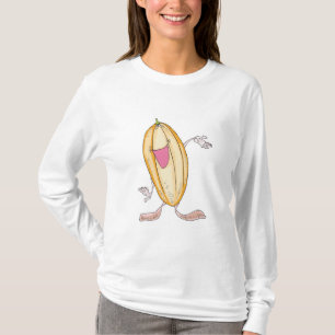 dwaas pompoen cartoonpersonage t-shirt