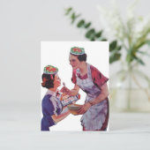 Dwaas Salade Hoeden collage Briefkaart (Staand voorkant)