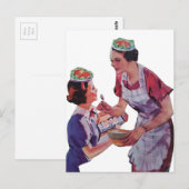 Dwaas Salade Hoeden collage Briefkaart (Voorkant / Achterkant)
