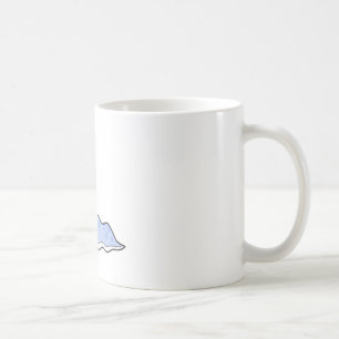 dwaas slijmerig blauw monster koffiemok