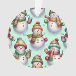 Dwaas Sneeuwmannen Ornament
