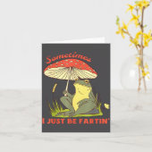 Dwaas Soms Scheet Ik Kikker Maar Kaart (Gele Bloem)