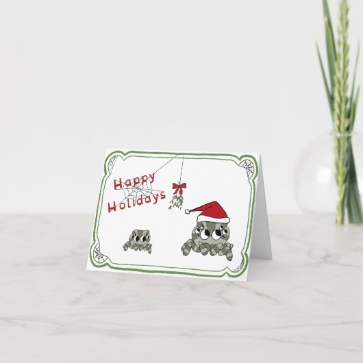 Dwaas Spin holidaykaart Feestdagen Kaart (Voorkant)