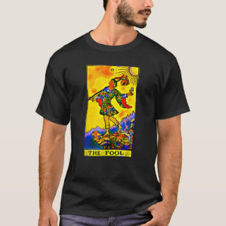 Dwaas Tarotkaart Koele Kleuren Helderziende T-shir T-shirt
