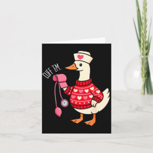 Dwaas Valentijns Goose Verpleegster Er Cna Lpn Val Kaart