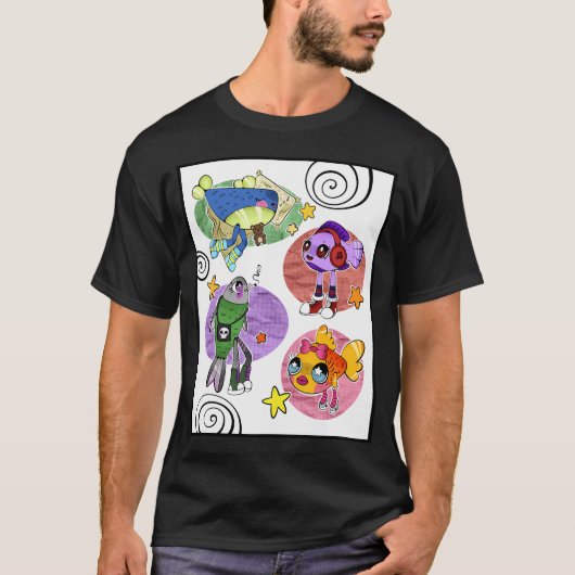 Dwaas Vis In Schoenen T-shirt (Voorkant)