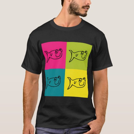 Dwaas vis t-shirt (Voorkant)