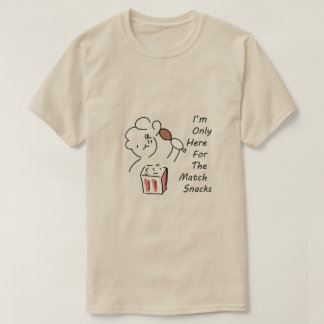 Dwaas Voetbal Fan Sweater - Ik ben hier alleen voo T-shirt