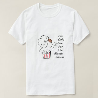 Dwaas Voetbal Fan Sweater - Ik ben hier alleen voo T-shirt