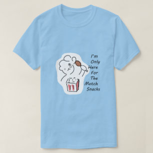 Dwaas Voetbal Fan Sweater - Ik ben hier alleen voo T-shirt