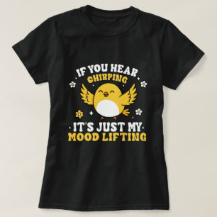Dwaas vogeldesign achtertuinpluimveehouder boerder t-shirt