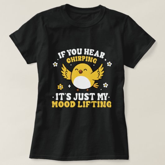 Dwaas vogeldesign achtertuinpluimveehouder boerder t-shirt (Design voorkant)