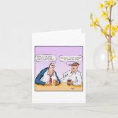 Dwaas werk-gerelateerd groetje kaart (Gele Bloem)