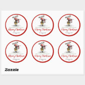 Dwaas whimwhams rendier sticker grappig hert charm (Vel)