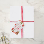 Dwaas Zoete Gans Aardbeien Verjaardag Cadeaulabel (Met Touw)