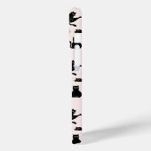 Dwaas Zwart Kat Case-Mate iPhone Case (Achterkant / Links)